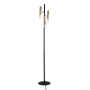 Piper Floor Light 3 Lamp - Gold And Black