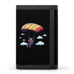 Paragliding Paraglider Skydiving Trifold Wallet Slim Wallets Zip Coin Pocket With Credit Card Pockets For Men Women