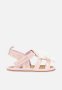 PoP Candy Metallic Floral Sandals - Pink