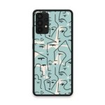 Custom Printed Tpu Cases - Samsung Galaxy A32 4G & 39 Blue Line Face& 39 By