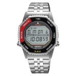 Seiko Men's Retro Digital Chronograph Stainless Steel Watch - SMGG19P1
