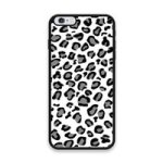 Custom Printed Tpu Cases - Apple Iphone 6 Plus Apple Iphone 6S Plus & 39 Black And White Leopard& 39 By