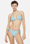 Tie Tanga Bikini Bottoms - Light Turquoise Glittery