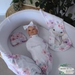 Wrap Set Swaddle Set Duck Egg And Lilac Ellie