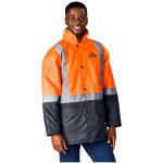Hazard Padded Two-tone Hi-viz Reflective Jacket