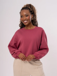 Pink Crew Neck Track Top - XS Pink