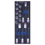 - Socket Set 1 2 Hex - Torx & Spline Bits 17 Piece