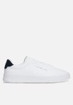 Tommy Hilfiger Th Court Leather Grain Ess - White desert Sky