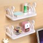 Versatile Swan-shaped Storage Rack For Kitchen & Bathroom - Easy Install Multi-use Hanging Shelf