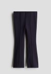 Flared Ponte Di Roma Leggings - Blue