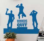 Winners Never Quit Wall Decor