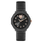 Dynasty Black Analog Watch 37MM