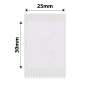 NB343 - - D101 Only - 25X30MM - 210 Snow Colour Labels
