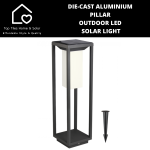 Die-cast Aluminium Pillar Outdoor LED Solar Light