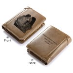 CWA100334 - Personalized Photo Fashion Wallet Pu Leather 11.7X9CM 2CM Thick