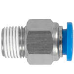 AirCraft Pu Hose Fitting Straight Stud 6MM-1 8" M
