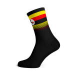 Uganda Flag Socks - XL Black