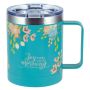 Stainless Steel Travel Mug - Joy Comes In The Morning