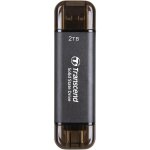 Transcend ESD310 2TB USB Type-a c 10GBPS Black Portable External Solid State Drive TS2TESD310C