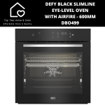 Defy Black Slimline Eye-level Oven With Airfryer - 60CM DBO499