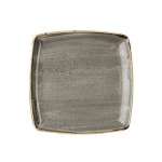 Stonecast - Peppercorn Grey - Deep Square Plate - 26.8CM 6 - CC-SPGS-DS10.1