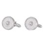 Men's Round Fancy Cufflinks