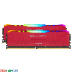 Ballistix Rgb 16GBKIT 2X8GB DDR4 3200MHZ Desktop Gaming Memory Red End Of Life