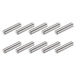 Metallixity Dowel Pin 5X16MM 15PCS 304 Stainless Steel Shelf Support Pegs Pin Fastener Elements - For Metal Devices Furniture In