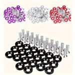 20 Sets M6X15MM Cnc Aluminum Car Styling Bumper Stickers Password Fender Flares Washer Bolt Engine Bay Dress Up Kit - Suitable F