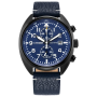 Eco-drive Chronograph Blue Dial Men's Watch