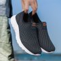 Men's Outdoor Running Shoes Slip-on Sneakers - Athletic Shoes - Lightweight And Breathable Walking Shoes