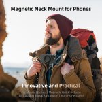 Telesin Taixun Adapted Mobile Phone Magnetic Suction Magsafe Magnetic Ring Neck Hanging Bracket Mobile Phone Bracket Fishing Fir