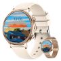 Smartwatch For Women 1.39 Amoled Rose Gold Round Dual Strap Elegant