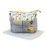 Baby Diaper Bag With 5 Compartments And Mat