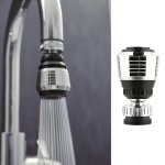 360-DEGREE Rotating Kitchen Faucet Aerator - Water Saving Nozzle Filter Adapter Durable Plastic