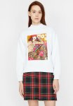 Crew Neck Sweatshirt - Ecru