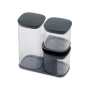 Joseph Joseph Podium 3 Or 5 Piece Storage Container Set Grey - 5 Set