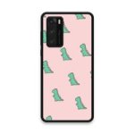 Custom Printed Tpu Cases - Huawei P40 & 39 Green Dino& 39 By