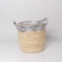 Maize Foil Paper Basket Medium - Silver