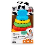 Baby Einstein Stack & Teethe Multi-textured Teether Toy
