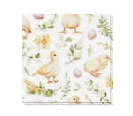 3PLY Lunch Napkins Chicken & Daffodil 20PCS 33X33CM