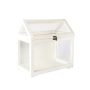 Gift Card Box Mesh & Wood Box White 35X35X20CM