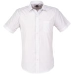 Mens Short Sleeve Huntington Shirt White Light Blue