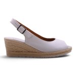13076 White - White 9 Leather