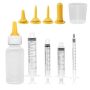 Pet Nursing Bottle Puppy Bottles For Nursing Kitten Nursing Bottle MINI Pet Feeding Bottle And Syringes With Nipples For Newborn Rabbits Small Animal
