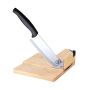 Biltong Slicer With Wooden Base And Build-in Knife Sharpener