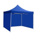 3M X Fold-up Gazebo With Side Cover Blue