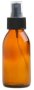Essentially Natural Amber Glass Bottle With Atomiser Spray - 100ml