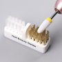 1 Pcs Electric Nail Grinding Head Cleaning Brush Portable Manicure Drills Bits Dual Copper Wire Brush Clean Tools