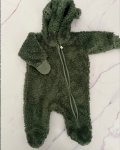 Woolworths Green Fleece Onesie Newborn